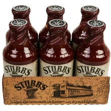 Stubbs Smokey Mesquite Bbq Sauce Bottle, 18 Ounce, 6 Per Case