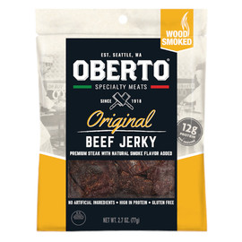 Oberto Original Beef Jerky, 2.7 Ounce, 8 Per Case