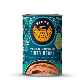 Siete Family Foods Refried Pinto Beans Case, 16 Ounce, 12 Per Case