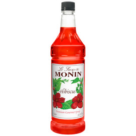 Monin Hibiscus Syrup, 1 Liter Bottle - 4 Per Case Monin Hibiscus Syrup, 1 Liter Bottle - 4 Per Case