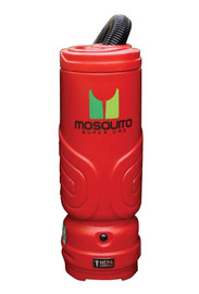 Mosquito 6 Quart Super HEPA Backpack Vacuum, Red