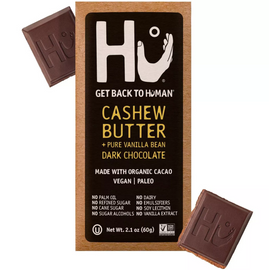 Hu Kitchen Cashew Butter & Vanilla Bean Dark Chocolate Bar Hu Kitchen Cashew Butter & Vanilla Bean Dark Chocolate Bar