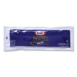 Kraft Mayo Real Mayonnaise, 0.44 Oz Packet, 200/box