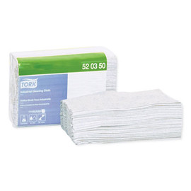 Tork® Industrial Cleaning Cloths, 1-Ply, 12.6 x 15.16, Gray