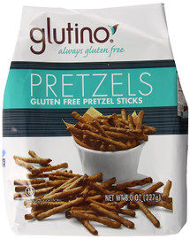Glutino Gluten Free Pretzel Sticks 8 Oz (Pack of 12) Glutino Gluten Free Pretzel Sticks 8 Oz (Pack of 12)