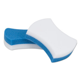 Easy Erasing Pad 4004, 2.8 X 4.5 X 1.2, Blue/white, 12/carton