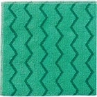 Rubbermaid® Reusable Cleaning Cloths, Microfiber, 16 X 16, Green, 12/carton