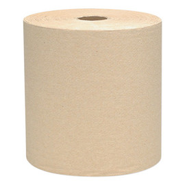 Essential Hard Roll Towels, 1.5" Core, 8 X 800ft, Natural, 12 Rolls/carton