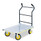Stow-away Platform Truck, 1,000 Lb Capacity, 24 X 39 X 40, Aluminum/black