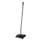Rubbermaid Dual Action Sweeper, 44" Steel/Plastic Handle, Black/Yellow