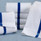 OXFORD Blue Center Stripe White Pool Towels – 22" x 44", 5.75 LBS, 1 Dozen OXFORD Blue Center Stripe White Pool Towels – 22" x 44", 5.75 LBS, 1 Dozen