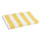 Oxford Playa 2x2 Cabana Yellow Stripe Pool Towels - 30 x 70, 1 Dozen