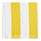 Oxford Playa 2x2 Cabana Yellow Stripe Pool Towels - 30 x 70, 1 Dozen