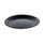 Placesetter Deluxe Laminated Foam Dinnerware, Plate, 10.25" dia, Black, 540/Carton
