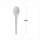 Plantware Compostable Cutlery, Spoon, Plastic, Pearl White, 50/Pack, 20 Pack/Carton