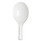 Plastic Cutlery, Mediumweight Soup Spoon, White, 1,000/Carton