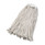Cut-end Wet Mop Head, Cotton, No. 32, White, 12/carton