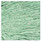 Super Loop Wet Mop Head, Cotton/synthetic Fiber, 5" Headband, Medium Size, Green, 12/carton