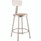 NPS 6200 Series Heavy Duty Steel Stool With Backrest, Supports Up To 500 Lb, 24" Seat Height, Brown Seat, Gray Back/base