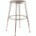 NPS 6400 Series Height Adjustable Hd Vinyl Padded Steel Stool, Backless, Supports 500 Lb, 18.5"-26.5" Seat Height, Gray Seat/base