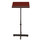 Oklahoma Sound Portable Presentation Lectern Stand, 20 X 18.25 X 44, Mahogany