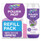 Swiffer Powermop Cleaning Solution And Pads Refill Pack, Lavender, 25.3 Oz Bottle And 5 Pads Per Pack, 4 Packs/Cs