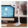 OttLite Wellness Series Slimline LED Desk Lamp, 5" To 20.25" High, White