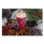 Solo Paper Hot Drink Cups In Bistro Design, 16 Oz, Maroon, 50/pack