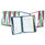Durable® InstaView Expandable Desktop Reference System, 10 Panels, Assorted Borders