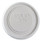 Evolution World Ecolid 25% Recycled Food Container Lid, Fits 12 To 32 Oz Containers, White, Plastic, 500/carton