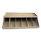 Controltek® Coin Wrapper and Bill Strap Single-Tier Rack, 6 Compartments, 10 x 8.5 x 3, Steel, Pebble Beige