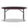 Round Wood Folding Table, 59 Dia X 29.13h, Mahogany