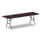 Alera Wood Folding Table, 95.88w X 29.88d X 29.13h, Mahogany