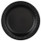 Dart Quiet Classic Laminated Foam Dinnerware, Plate, 9" Dia, Black, 125/pack, 4 Packs/carton