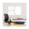 Wallmates Self-adhesive Dry Erase Writing/planning Surface, 36 X 24, White/gray/orange Sheets, Undated