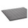 Ribbed Anti-fatigue Mat, Vinyl, 27 X 36, Gray