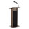 Oklahoma Sound Power Plus Lectern, 22 X 17 X 46, Ribbonwood