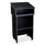 Oklahoma Sound Tabletop Lectern And AV Cart/Lectern Base, 23.75 X 19.87 X 47.5, Black
