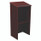 Oklahoma Sound Full Floor Lectern, 23 X 16 X 46.5, Mahogany