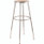 NPS 6204 Series Height Adjustable Heavy Duty Steel Stool, Backless, Supports 500 Lb, 31" To 39" Seat Height, Brown Seat/gray Base