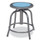NPS 6800 Series Height Adjustable Metal Seat Stool, Supports Up To 300 Lb, 18" To 24" Seat Height, Blueberry Seat, Gray Base