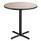 NPS Cafe Table, 36" Diameter X 36h, Round Top/x-base, Gray Nebula Top, Black Base
