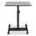 NPS Sit-Stand Student's Desk, 20.75" X 26" X 27.75" To 44.5", Gray Nebula