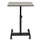 NPS Sit-Stand Student's Desk, 20.75" X 26" X 27.75" To 44.5", Gray Nebula