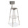 NPS 6400 Series Height Adjustable Heavy Duty Padded Stool With Backrest, Supports Up To 300 Lb, 25" To 33" Seat Height, Gray