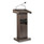 Oklahoma Sound Orator Lectern, 22 X 17 X 46, Ribbonwood