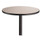 NPS Cafe Table, 36" Diameter X 30h, Round Top/base, Gray Nebula Top, Black Base
