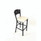 JMC Furniture Liberty Series Barstool, Supports Up To 300 Lb, 28.5" Seat Height, Cream Seat, Dark Mahogany Back, Black Base
