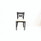 JMC Furniture X Series Chair, Supports Up To 300 Lb, 18" Seat Height, Cream Seat, Black Back, Black Base