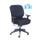Cosset Ergonomic Task Chair, Supports Up To 275 Lb, 19.5" To 22.5" Seat Height, Black